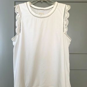 Lilly Pulitzer White Agee top